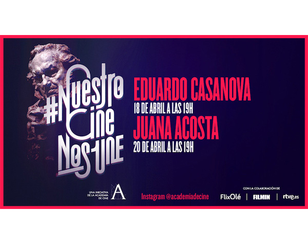 España: Eduardo Casanova y Juana Acosta esta semana en #NuestroCineNosUne