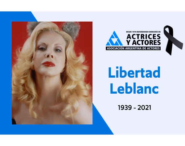 Muere actriz argentina Libertad Leblanc