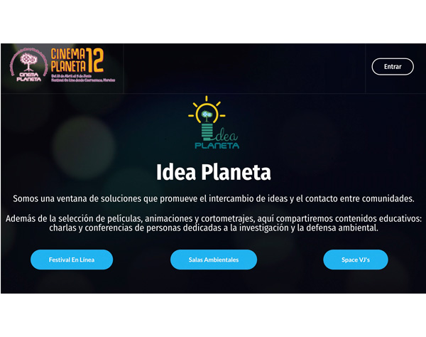 Lanzan “Idea planeta”, plataforma de soluciones ambientales a través del cine
