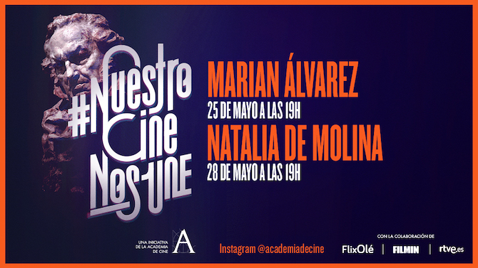 Actrices Marian Álvarez y Natalia de Molina, hoy en #NuestroCineNosUne
