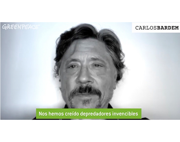 Apoyan actores españoles campaña de Greenpeace