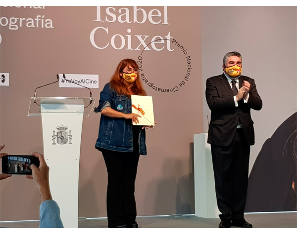 Recibe Isabel Coixet Premio de Cinematografía de España